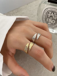 Yan Neo London Alya Textured Gold Wrap Ring - Yan Neo London