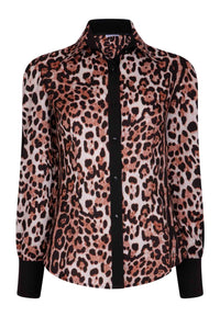 Yan Neo London ELPIS Leopard Print Fitted Shirt - Yan Neo London