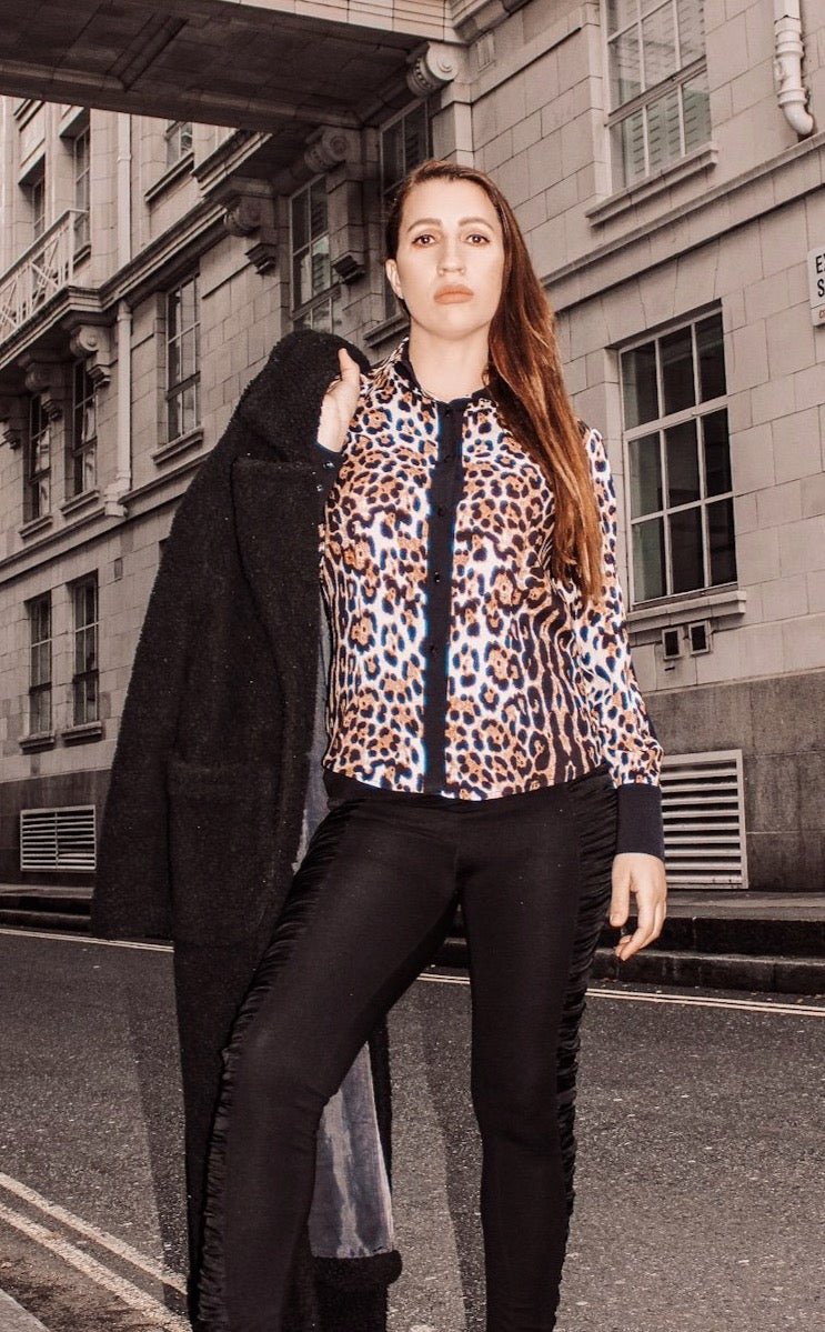 Yan Neo London ELPIS Leopard Print Fitted Shirt - Yan Neo London